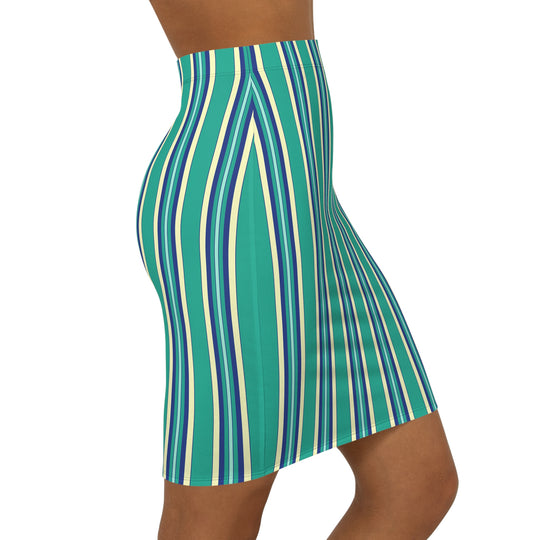 Life in Stripes Ultra High Waisted Pencil Skirt