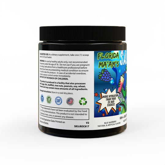Florida Ma'am's Salt Tease ION + Select Electrolyte Supplement (225g, 7.9oz)