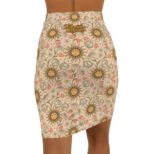 Tea Stained Nostalgia Ultra High Waisted Pencil Skirt