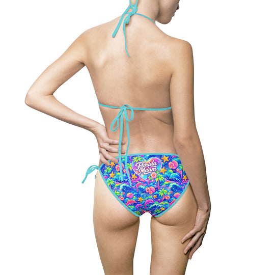 Neon Ocean Bikini Set