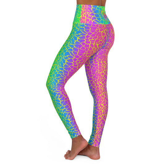 Neon Reptile Ultra High Waisted Leggings