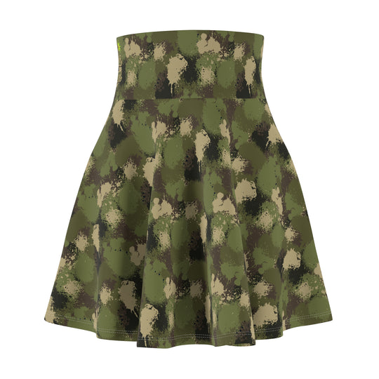 Bunker Babe Ultra High Waisted Skater Skirt
