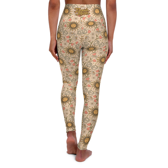 Tea Stained Nostalgia Ultra High Waisted Leggings