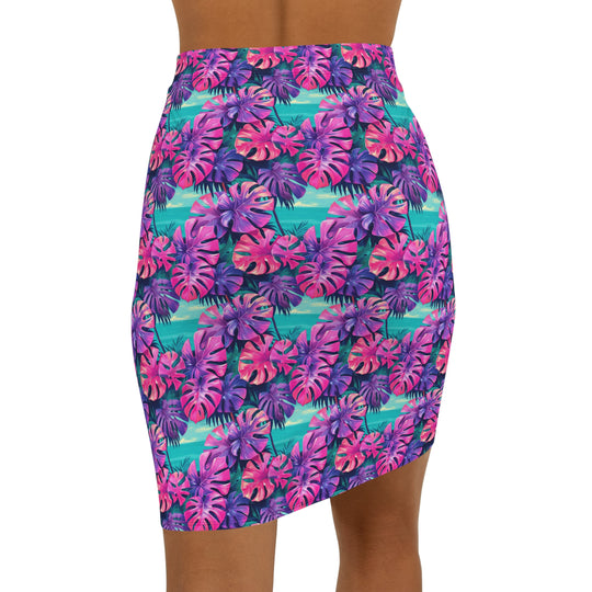 Monstera in my Closet! Women's High Pencil Skirt