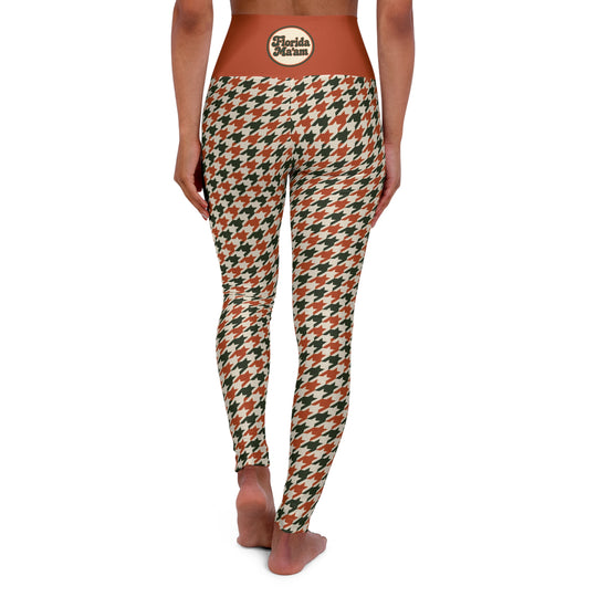Florida Ma'am Houndstooth Ultra High Waisted Leggings