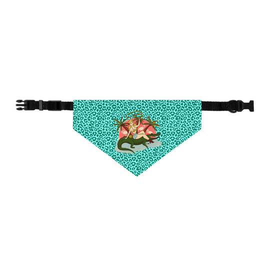 Catwalk Gator Ridin' Babe Pet Bandana Collar