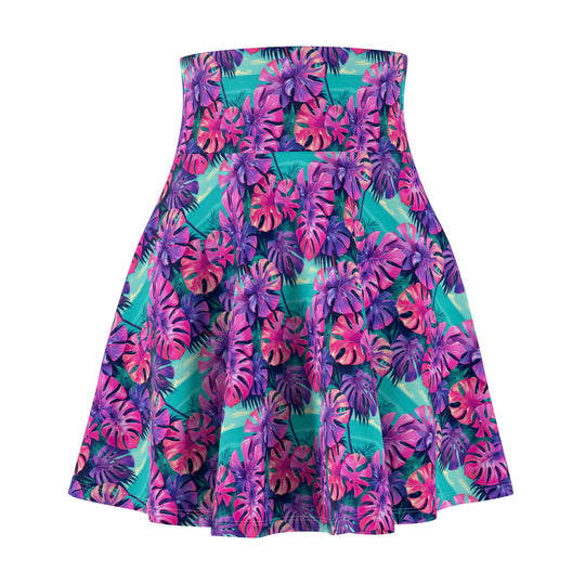 Monstera In My Closet! Ultra High Waisted Skater Skirt