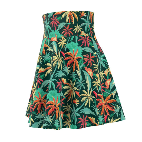 Florida Staycation Ultra High Waisted Skater Skirt