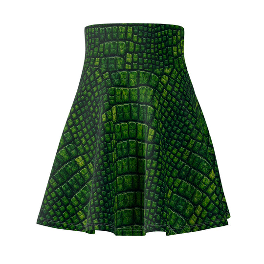 Death Roll Ultra High Waisted Skater Skirt