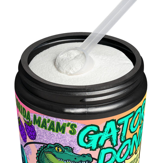Florida Ma'am's Gator Done BCAA Supplement, Grape (325g, 11.46oz, 50 servings)