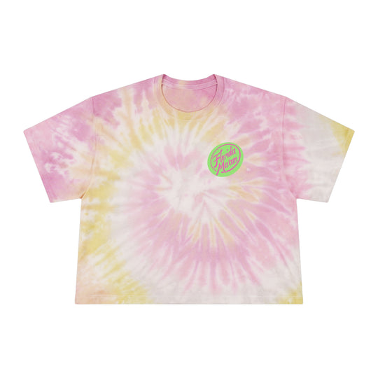 Florida Ma'am Circle Logo Women's Tie-Dye Crop Tee