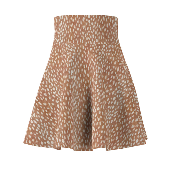 Oh Deer! High Waisted Skater Skirt