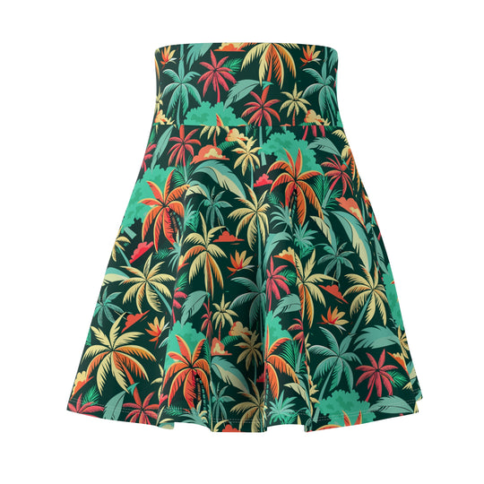 Florida Staycation Ultra High Waisted Skater Skirt
