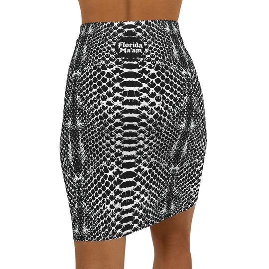 Heavy Reptile High Waisted Pencil Skirt