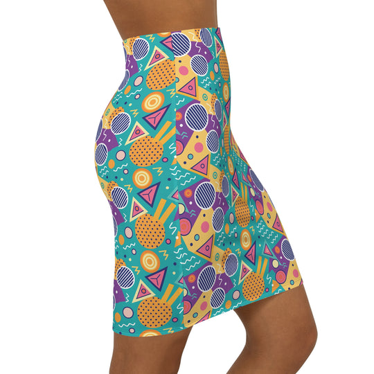 Saved By The 90's Ultra High Waisted Pencil Skirt