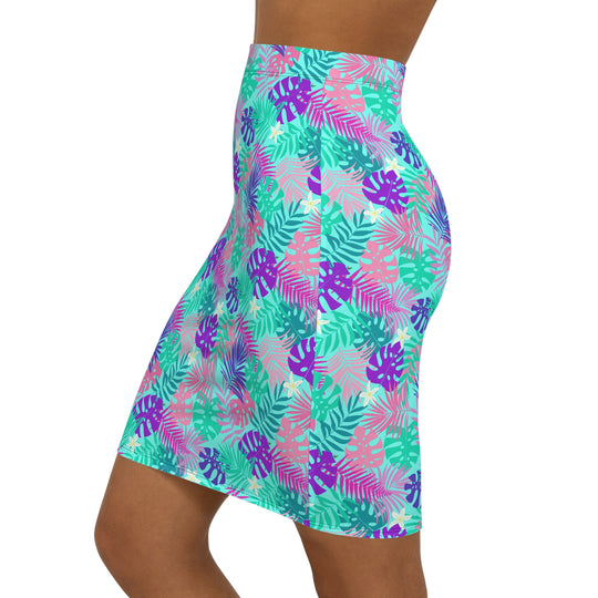 Local's Paradise High Waisted Pencil Skirt