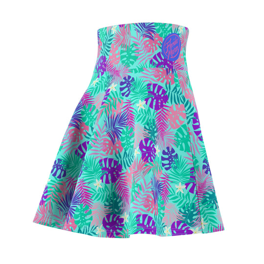 Local's Paradise Ultra High Waisted Skater Skirt