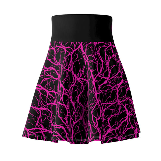 Electric Love High Waist Skater Skirt
