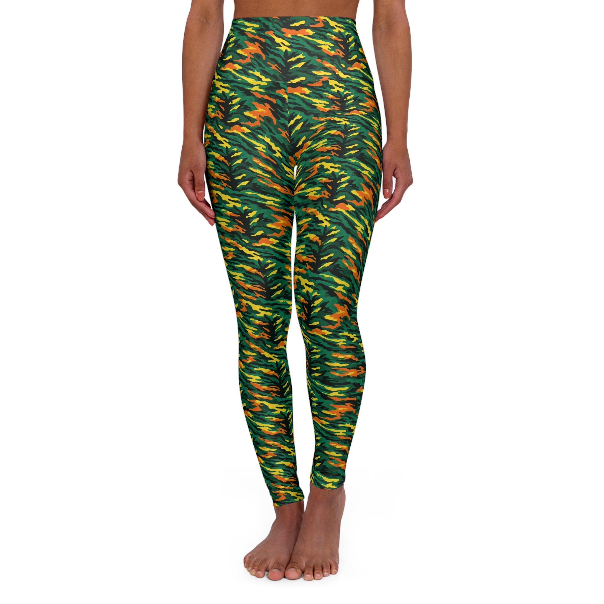 Left, Right, Left Camo Ultra High Waisted Yoga Leggings