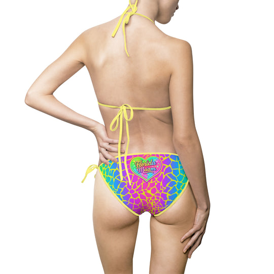 Neon Reptile Bikini Set