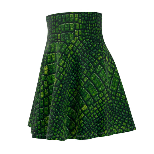 Death Roll Ultra High Waisted Skater Skirt