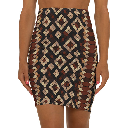 Diamond Back Ultra High Waisted Pencil Skirt