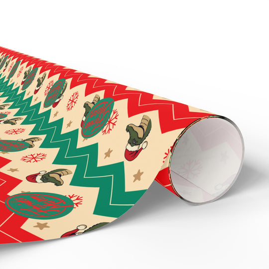 Gator Wrapping Paper — Retro Holiday Gift Wrap