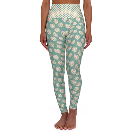 Mint Leaves Ultra High Waisted Leggings