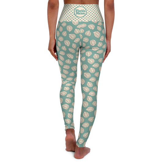 Mint Leaves Ultra High Waisted Leggings
