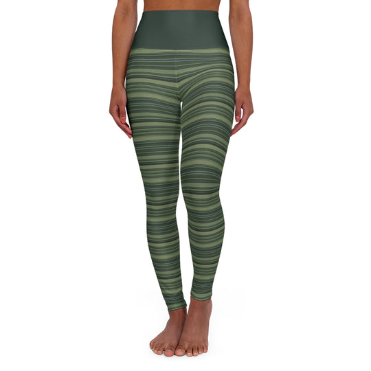 Wintergreen Stripes Ultra High Waisted Leggings