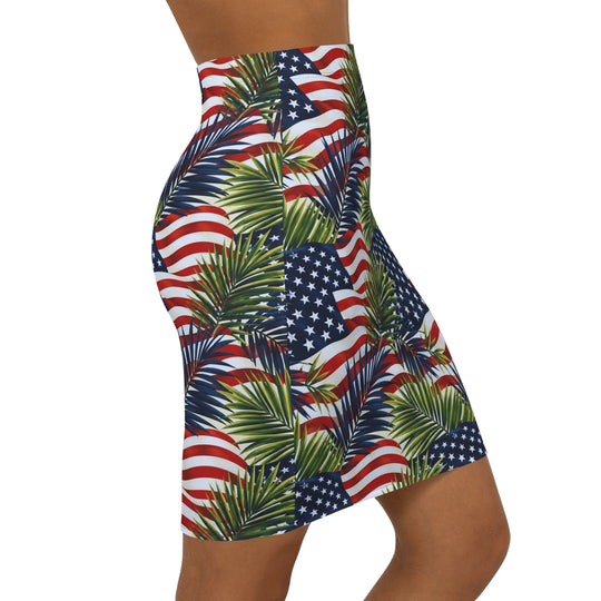 Happy 4th Ultra High Waisted Pencil Skirt