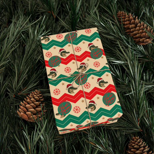 Gator Wrapping Paper — Retro Holiday Gift Wrap