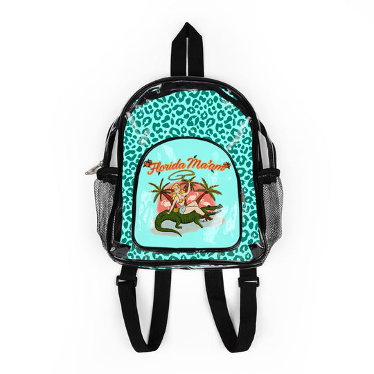 Florida Ma'am Gator Ridin' Babe Clear Stadium Backpack