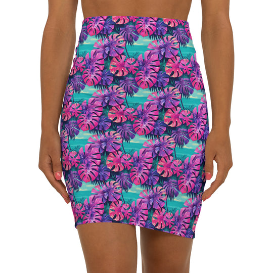 Monstera in my Closet! Women's High Pencil Skirt