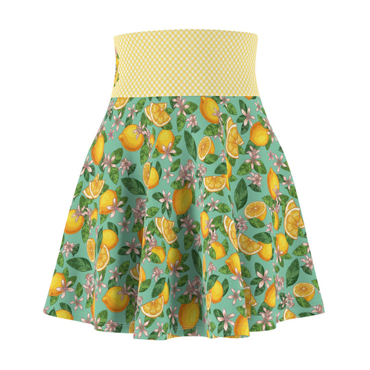 Life and Lemons Ultra High Waisted Skater Skirt