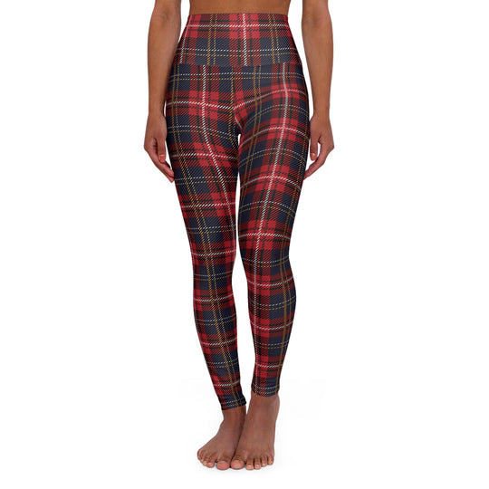 Red Plaid Ultra High Waisted Leggings