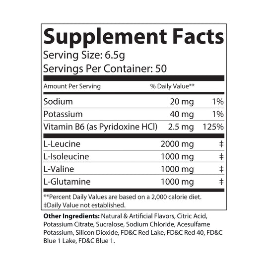 Florida Ma'am's Gator Done BCAA Supplement, Grape (325g, 11.46oz, 50 servings)
