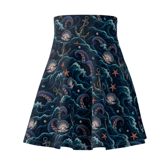 Siren's Call Ultra High Waisted Skater Skirt