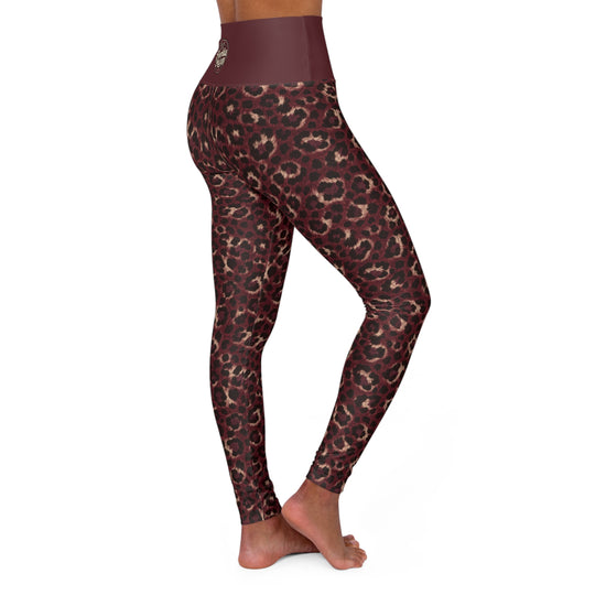 Merlot Cheetah Ultra High Waisted Leggings