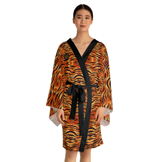 Wild Woman Cat Kimono Robe