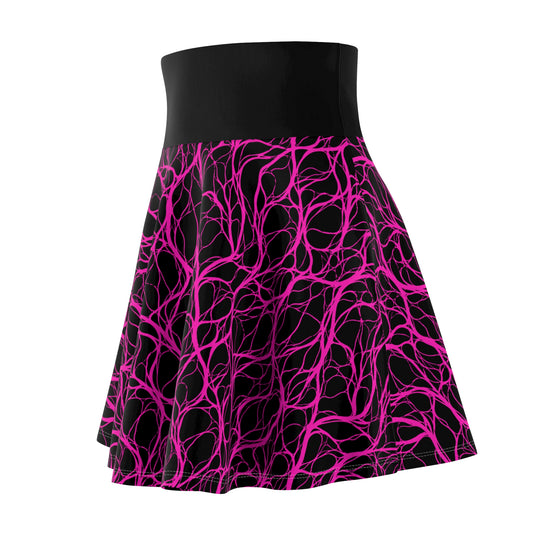 Electric Love High Waist Skater Skirt
