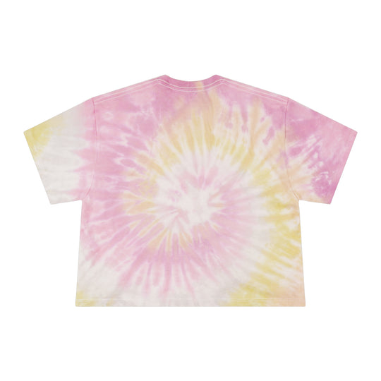 Florida Ma'am Circle Logo Women's Tie-Dye Crop Tee