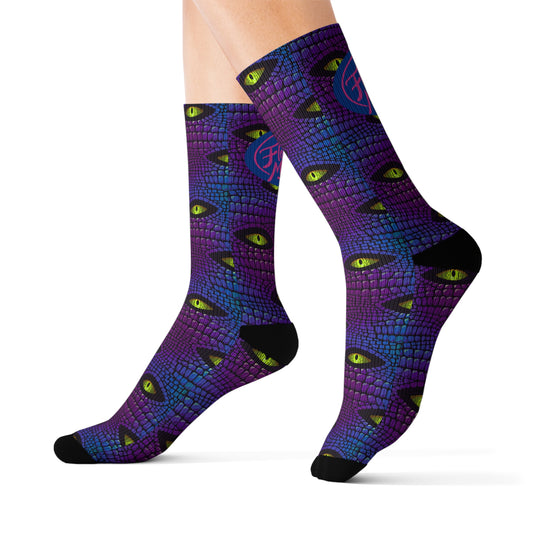 Everyglades Have Eyes Crew Socks