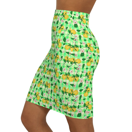 Country Grammar High Waisted Pencil Skirt