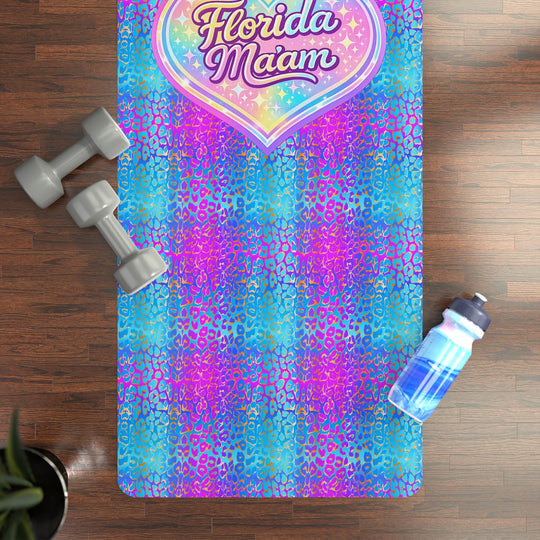 Dreamy Leopard Rubber Yoga Mat