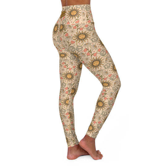 Tea Stained Nostalgia Ultra High Waisted Leggings