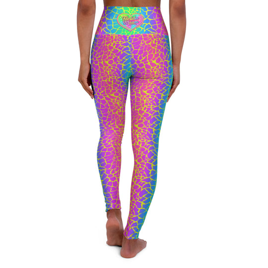 Neon Reptile Ultra High Waisted Leggings