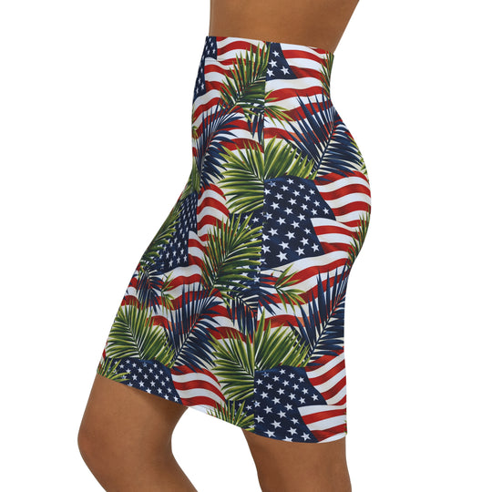 Happy 4th Ultra High Waisted Pencil Skirt