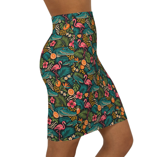 Gator Glow High Waisted Pencil Skirt