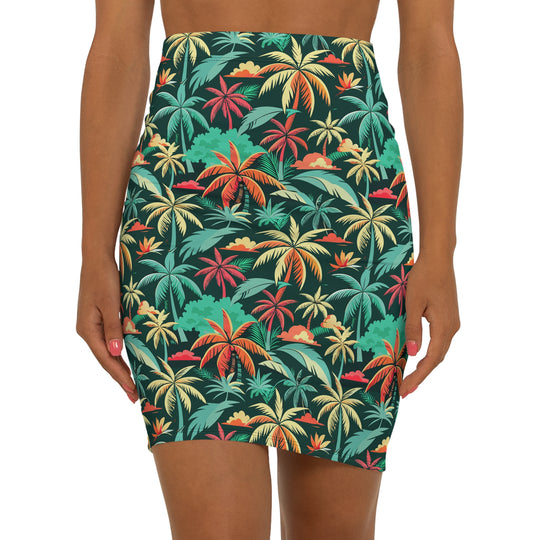 Florida Staycation High Waisted Pencil Skirt